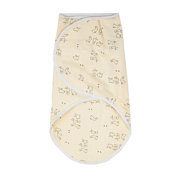 Cueiro Swaddle Ajustável Papi Compose Família Coelho