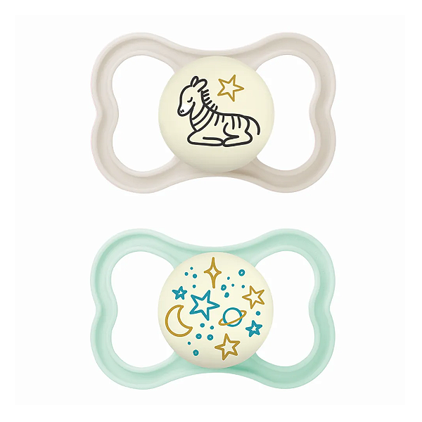 Chupeta MAM Supreme Night 16+ meses Menino Embalagem Dupla