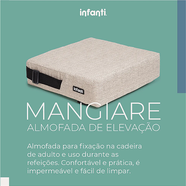 Almofada de Elevação Mangiare Bege- Infanti