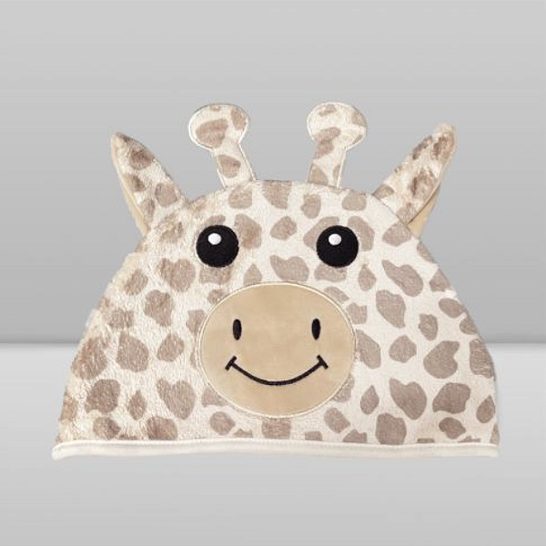 Toalha de Banho com Capuz Girafa - Laço Bebê