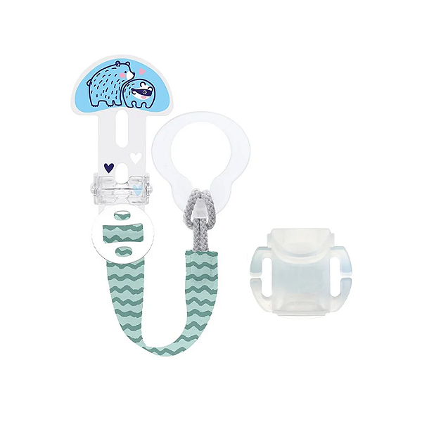 Prendedor de Chupeta MAM Clip It! & Cover Azul