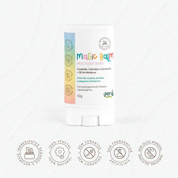 Magic Balm Multiuso Baby - Bálsamo para alívio de picadas e coceiras