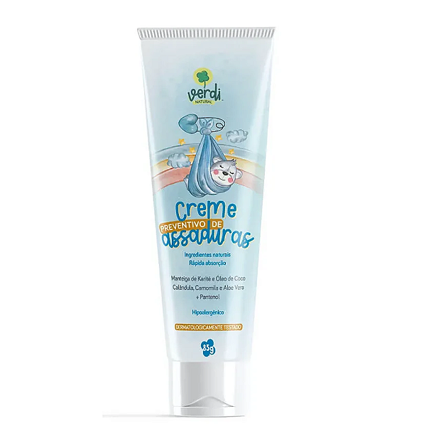 Creme Preventivo de Assaduras para Bebê 85g - Verdi Natural