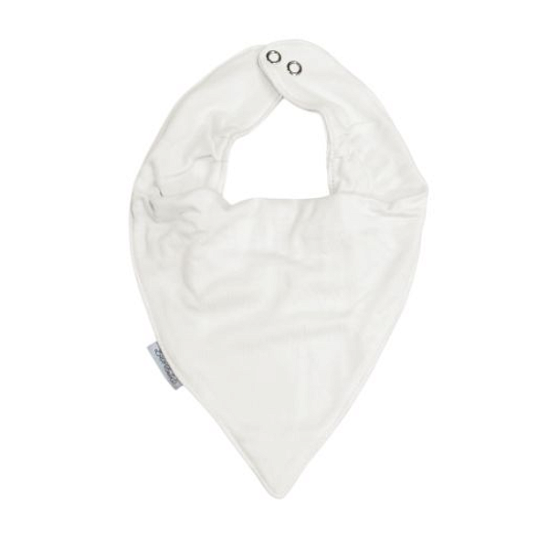 Babador Bandana Bamboo Offwhite - Laço Bebê