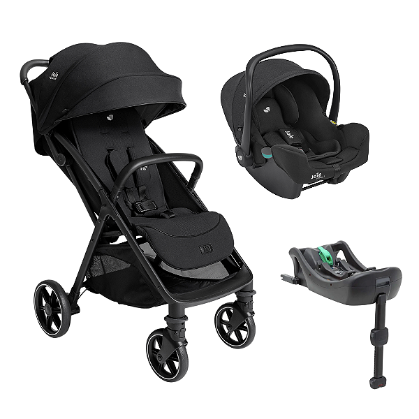 Trio Parcel LX Eclipse com Bebê Conforto i-Snug e Base Isofix - Joie