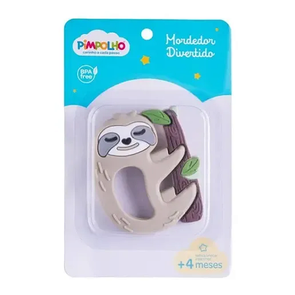 Mordedor Infantil Bichinhos Bicho Preguiça - Pimpolho