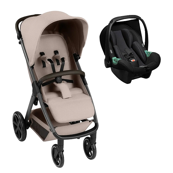 Kit Carrinho Avus Two Camel com Bebê Conforto Tulip - ABC DESIGN