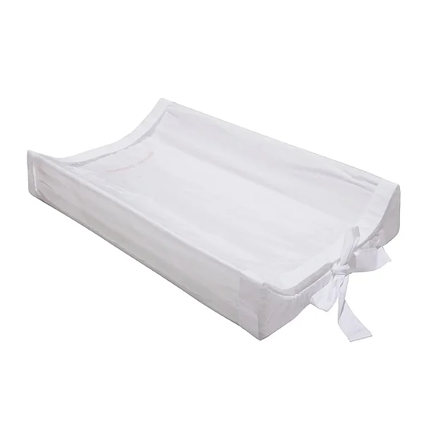 Trocador Americano Mami Clássicos Branco com Rosa - Papi 70Cm X 40Cm X 13Cm