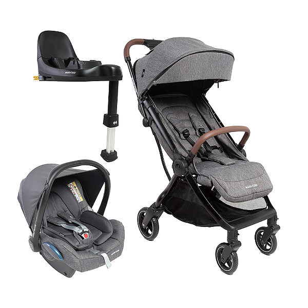 Travel System Eva³ Trio Cabriofix Select Grey - Maxi Cosi