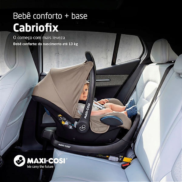 Bebê Conforto Cabriofix com Base Twillic Truffle - Maxi Cosi