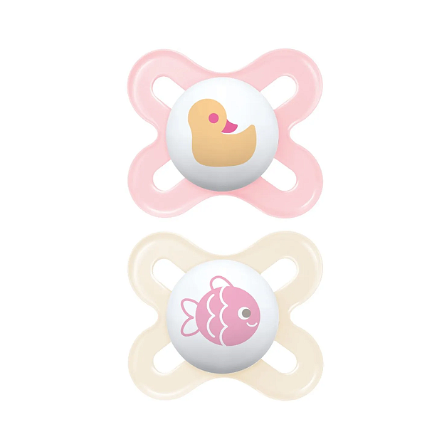 Chupeta MAM Start - 0-2 meses Embalagem Dupla Rosa