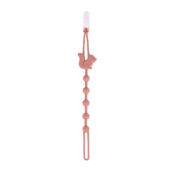 Prendedor de Chupeta Em Silicone Cloudy Esquilo – Buba
