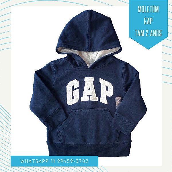 moletom gap azul