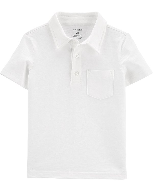 Camisa Polo Carter's Branca