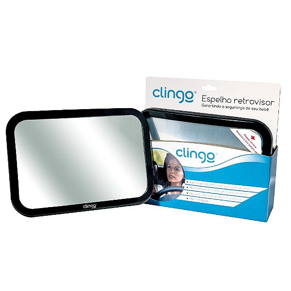 Espelho Retrovisor Retangular Clingo