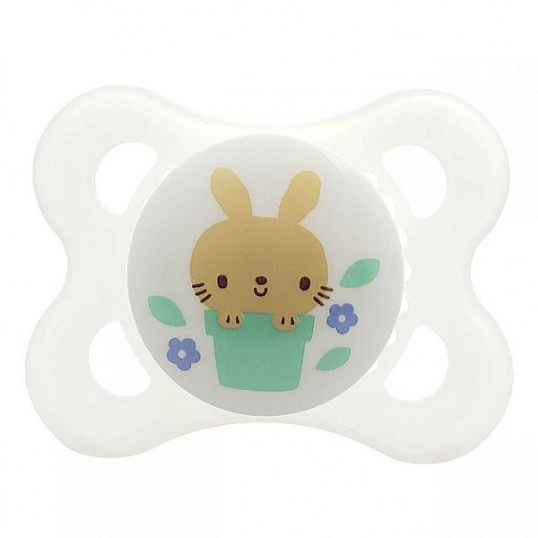 Chupeta Original 0-6m Branca Coelho- MAM