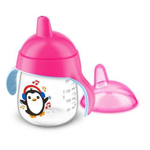 Copo Pinguim 260ml Rosa- Avent