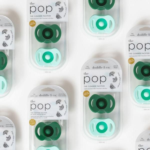 Chupetas The Pop - Doddle & Co. Verde - 0 a 6 meses