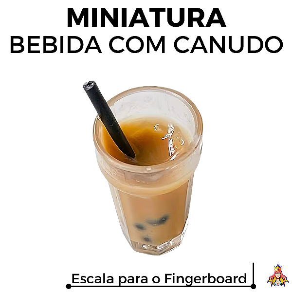 Miniatura Copo com Canudo