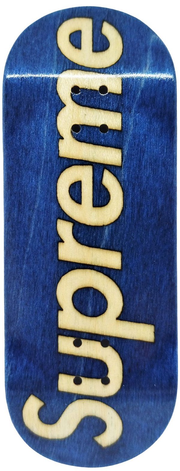 Deck ''D'oh Fingerboards'' Split-Ply *Supreme* Blue 35x96mm (Made in UKRAINE/Importado)(Standard Mold)(Popsicle)