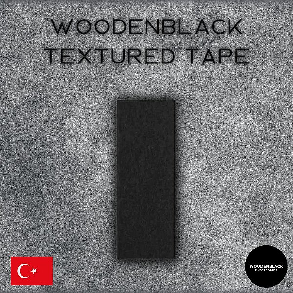 Tape *WoodenBlack* C/ TEXTURA 36mm x 110mm (Made in Turkey)(Smooth Felling)(Texturizada)