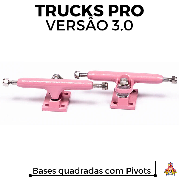 Par de Trucks Custom PRO 3.0 34mm cor Pink