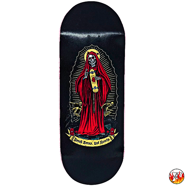 Deck Ultimate Series *Custom Collab Emerald* modelo ''Break Bones Not Hearts'' 34x96mm *Heat-Transfer* (100% Maple)