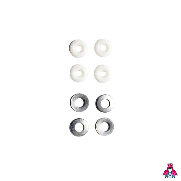 Kit de Bushings Custom *O-Rings C/ Washers* (Amortecedores)(Diversas Cores)(Selecione a Cor)