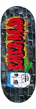 Deck marca ''Emerald'' modelo ''Grafitti'' *33x96mm* (Heat-transfer) + Tape Emerald