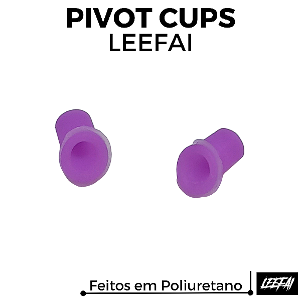 Par Pivot Cups Leefai Poliuretano cor Roxo