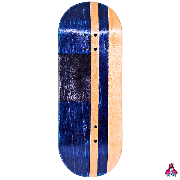 Deck marca Custom linha *Obscure* Split-Ply (34x96.5mm)(7.5g)(Popsicle Shape)(Collab D'oh) + Tape Alien V2