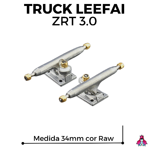 Par de Trucks Leefai ZRT 3.0 34mm cor Raw