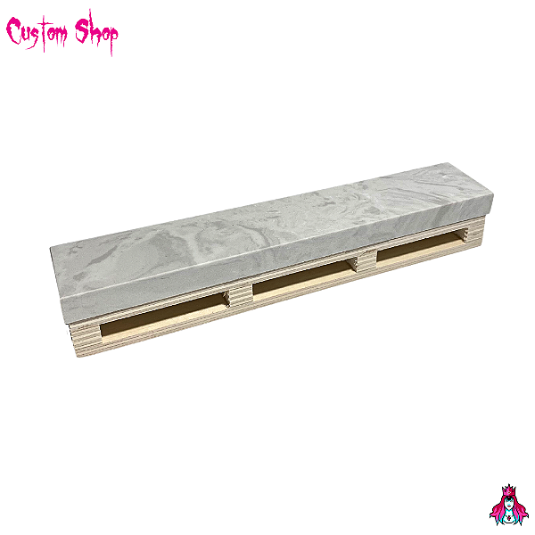 Obstáculo marca ''Custom'' modelo  *Marble-Box*  cor ''Pearl Marble''  (Stone Series)