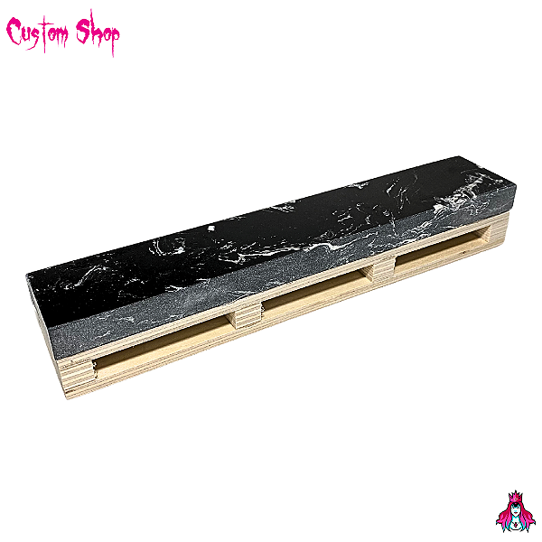 Obstáculo marca ''Custom'' modelo  *Marble-Box*  cor ''Dark Marble''  (Stone Series)