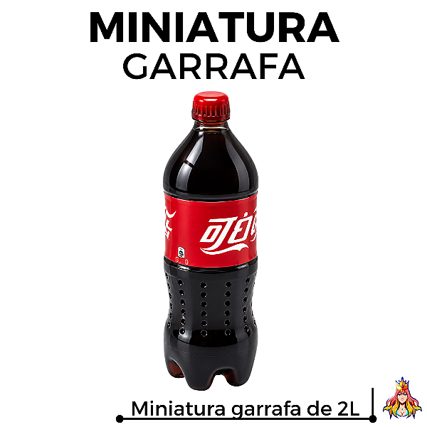 Miniatura Garrafa Refrigerante Cola 2l