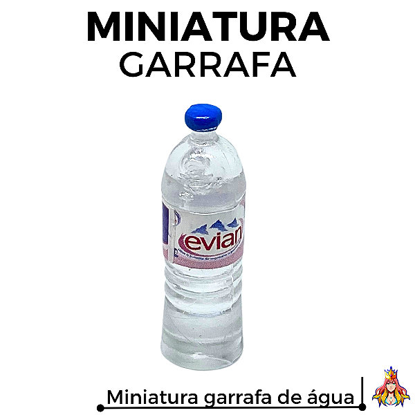 Miniatura Garrafa de Agua Evian