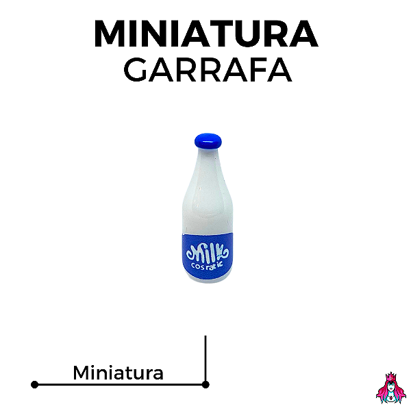 Miniatura Garrafa Leite ''Milk''