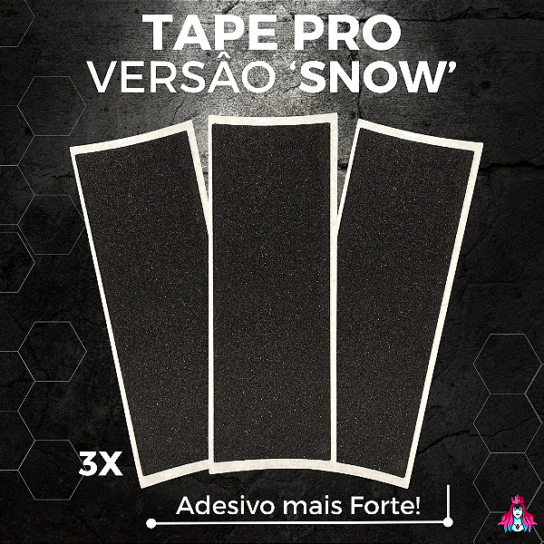 3x Pack de Tape marca Custom modelo *Snow* (3 Unidades)