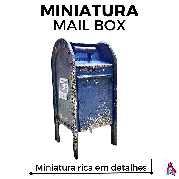 Miniatura da marca Custom versão ''Mail Box'' modelo ''United States Postal Service'' na cor Azul *Realista*