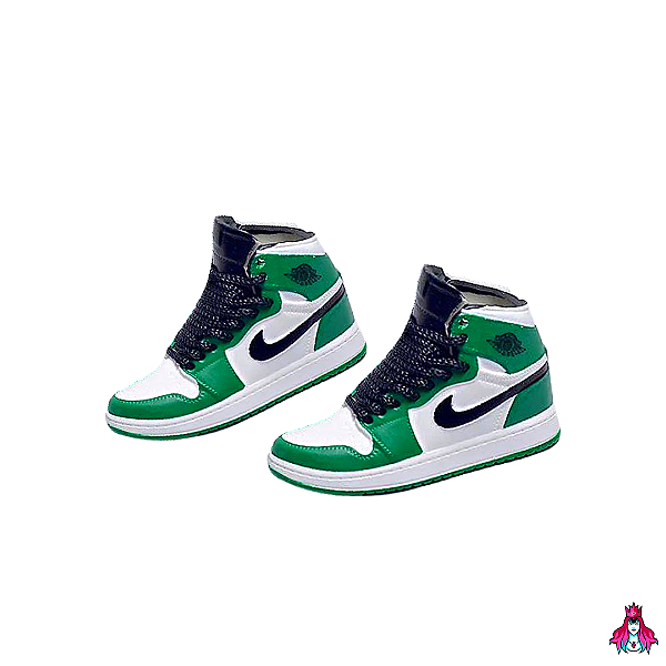 Mini Sneakers Nike Air Jordan Branco & Verde