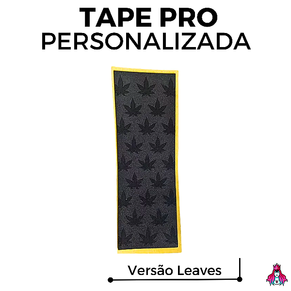 Tape marca *Custom* modelo ''PRO'' Engraved / Personalizada versão ''Leaves''