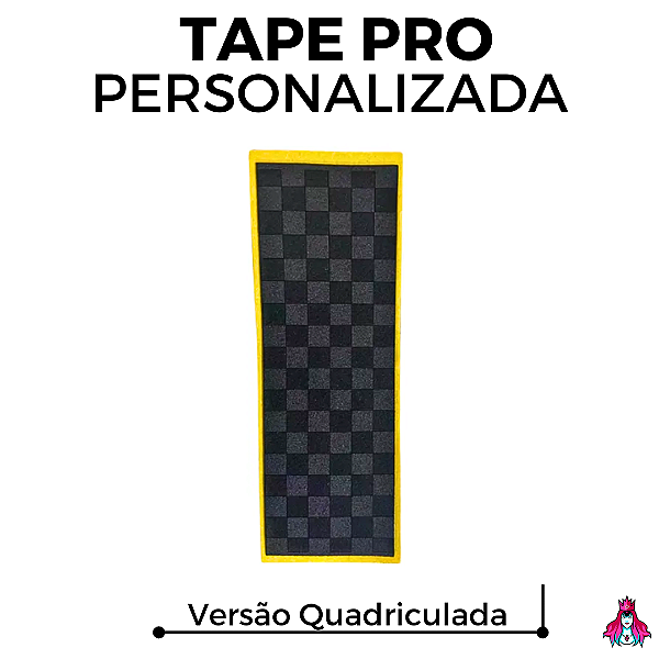 Tape marca *Custom* modelo ''PRO'' Engraved / Personalizada versão ''Quadriculado''