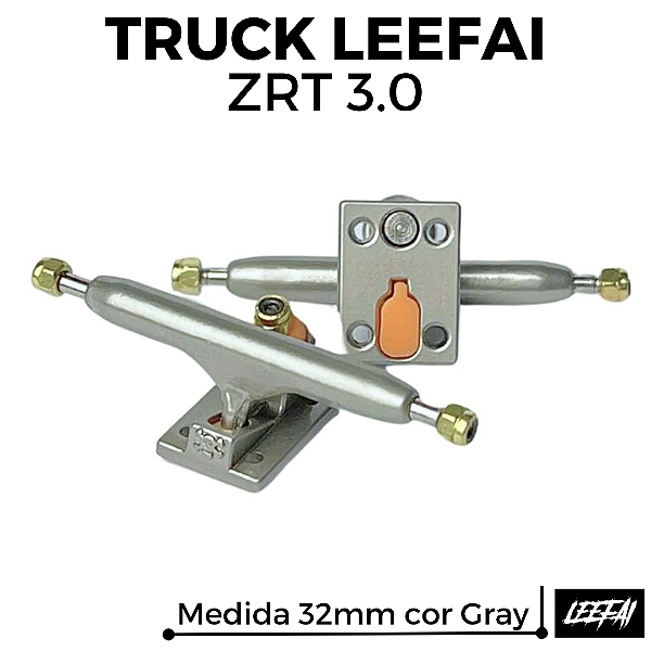 Par de Trucks Leefai ZRT 3.0 32mm cor Gray