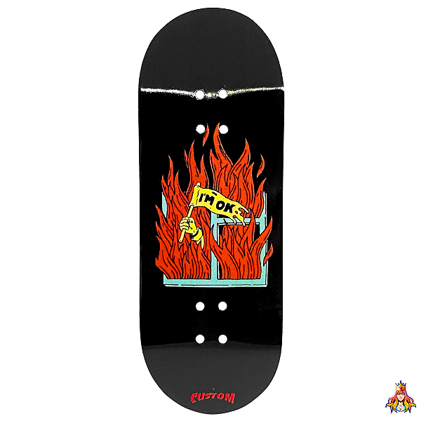 Deck Custom Premium Series modelo “I'm Ok...“ + Tape Alien Stardust