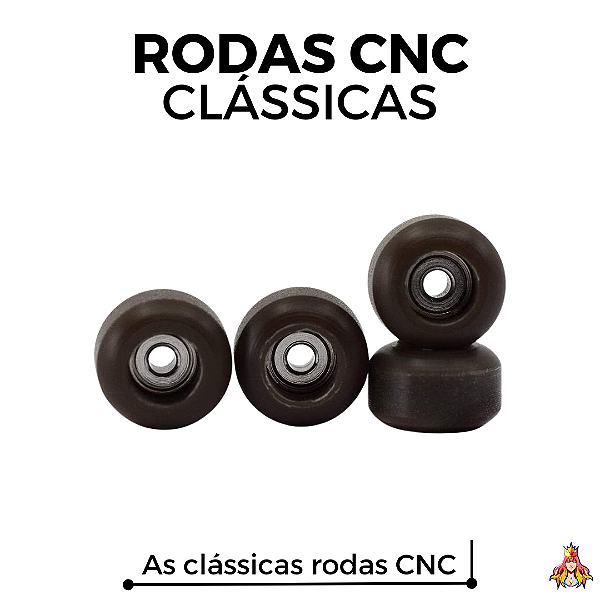 Rodas marca Custom modelo ''CNC'' na cor Marrom