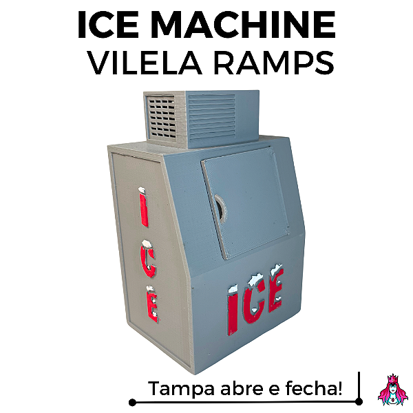 Miniatura Vilela Ramps X Custom modelo ''Ice Machine'' Articulável cor Cinza Edição Limitada
