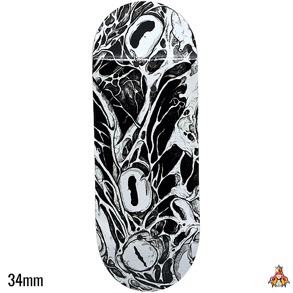 Deck Custom Premium 34mm - “Dark Eyes“ - com Tape Alien