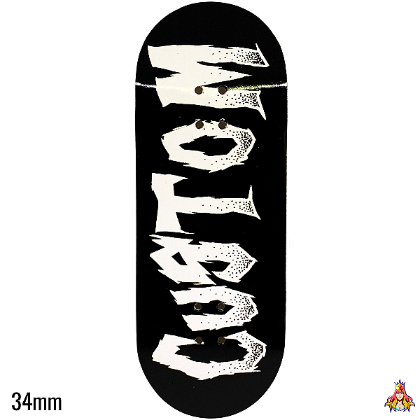Deck Custom Premium 34mm - “Logo Rebel“ - com Tape Alien