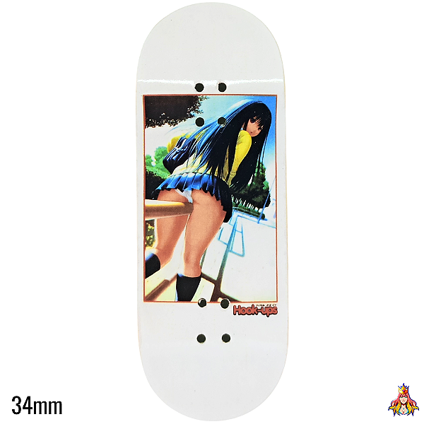 Deck Custom Premium 34mm - “Hook-Ups“ - com Tape Alien