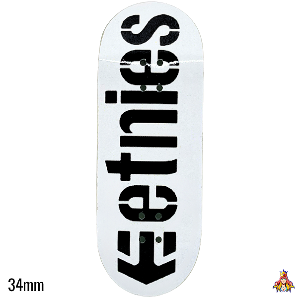 Deck Custom Premium 34mm - “Etnies“ - com Tape Alien